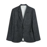 Klassieke Tweed Blazer met Voorzakken Sunflower , Gray , Heren