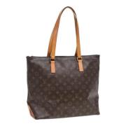 Pre-owned Canvas totes Louis Vuitton Vintage , Brown , Dames