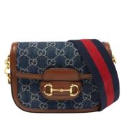 Pre-owned Denim gucci-bags Gucci Vintage , Blue , Dames