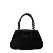 Pre-owned Canvas fendi-bags Fendi Vintage , Black , Dames