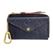 Pre-owned Canvas wallets Louis Vuitton Vintage , Blue , Dames