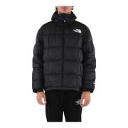 Lhotse Gevoerde Jas met Capuchon The North Face , Black , Heren