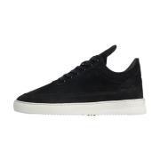 Low Top Ripple Nubuck Black Filling Pieces , Black , Heren