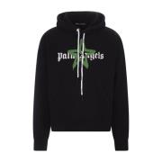 Hoodies Palm Angels , Black , Heren