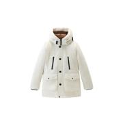 Arctic Parka met Gevederde Dons Woolrich , White , Heren