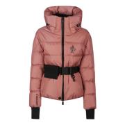 Donsjack met Bouquetin Stijl Moncler , Red , Dames