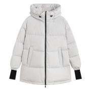 Capuchonjas met verstelbare capuchon Herno , White , Dames