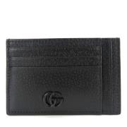 Pre-owned Leather wallets Gucci Vintage , Black , Dames