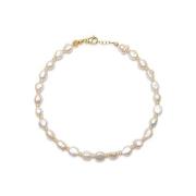 Women's Baroque Pearl Choker Nialaya , Yellow , Dames