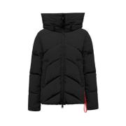 Zwarte Winter Donsjas Afterlabel , Black , Dames