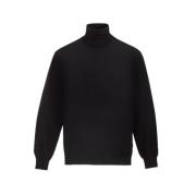 Stijlvolle Turtleneck Sweater Filippo De Laurentiis , Black , Heren