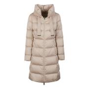 Stijlvolle Middelgrote Jas Herno , Beige , Dames