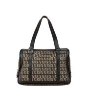 Pre-owned Canvas fendi-bags Fendi Vintage , Beige , Dames