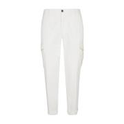 Slim Fit Broek voor Mannen Eleventy , White , Heren