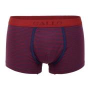 Blauwe katoenen boxershorts voor heren met Windsor strepen Gallo , Mul...