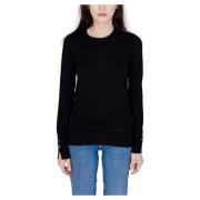 Round-neck Knitwear Guess , Black , Dames