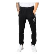 Heren Bedrukte Broek Armani Exchange , Black , Heren