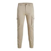 Heren Beige Broek Jack & Jones , Beige , Heren