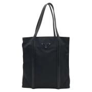 Pre-owned Canvas prada-bags Prada Vintage , Black , Dames