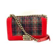 Pre-owned Canvas chanel-bags Chanel Vintage , Red , Dames