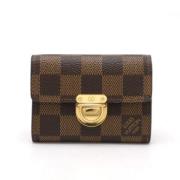 Pre-owned Canvas wallets Louis Vuitton Vintage , Brown , Dames