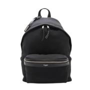 Pre-owned Canvas backpacks Yves Saint Laurent Vintage , Black , Heren