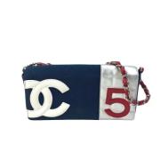 Pre-owned Canvas chanel-bags Chanel Vintage , Blue , Dames