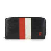 Pre-owned Leather wallets Louis Vuitton Vintage , Black , Dames