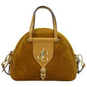 Pre-owned Suede handbags Jimmy Choo Pre-owned , Brown , Dames