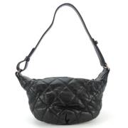 Pre-owned Leather chanel-bags Chanel Vintage , Black , Dames