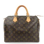 Pre-owned Canvas handbags Louis Vuitton Vintage , Brown , Dames