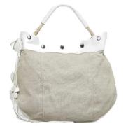 Pre-owned Canvas handbags Prada Vintage , Beige , Dames