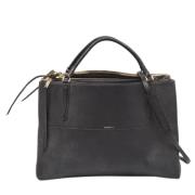 Pre-owned Leather handbags Coach Pre-owned , Black , Dames