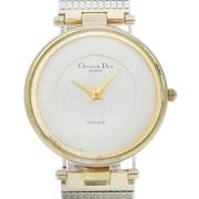 Pre-owned Stainless Steel watches Dior Vintage , White , Dames