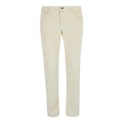 Premium Katoenmix Broek Hand Picked , Beige , Heren