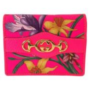 Pre-owned Canvas wallets Gucci Vintage , Pink , Dames