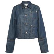 Pre-owned Denim outerwear Loewe Pre-owned , Blue , Dames