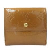 Pre-owned Leather wallets Louis Vuitton Vintage , Gray , Dames