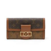 Pre-owned Canvas wallets Louis Vuitton Vintage , Brown , Dames