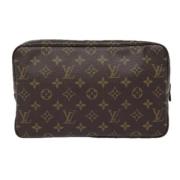 Pre-owned Canvas clutches Louis Vuitton Vintage , Brown , Dames