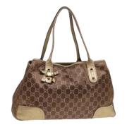 Pre-owned Canvas gucci-bags Gucci Vintage , Brown , Dames