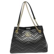 Pre-owned Leather gucci-bags Gucci Vintage , Black , Dames