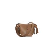 Twisted Musubi Micro Tote Tas Acne Studios , Brown , Dames