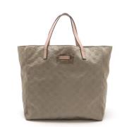 Pre-owned Canvas gucci-bags Gucci Vintage , Gray , Dames