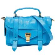 Pre-owned Leather handbags Proenza Schouler Pre-owned , Blue , Dames