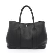 Pre-owned Leather handbags Hermès Vintage , Black , Dames