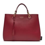 Myea Tas Bordeaux Hertenprint Emporio Armani , Red , Dames