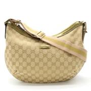 Pre-owned Canvas gucci-bags Gucci Vintage , Beige , Dames