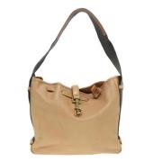 Pre-owned Leather gucci-bags Gucci Vintage , Beige , Dames