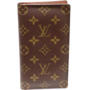 Pre-owned Canvas wallets Louis Vuitton Vintage , Brown , Dames